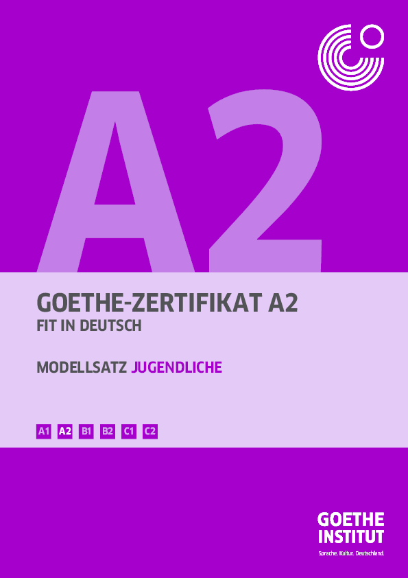 Goethe-Zertifikat A2:Fit in Deutsch 2